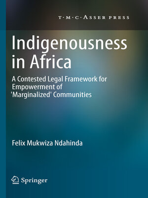 cover image of Indigenousness in Africa